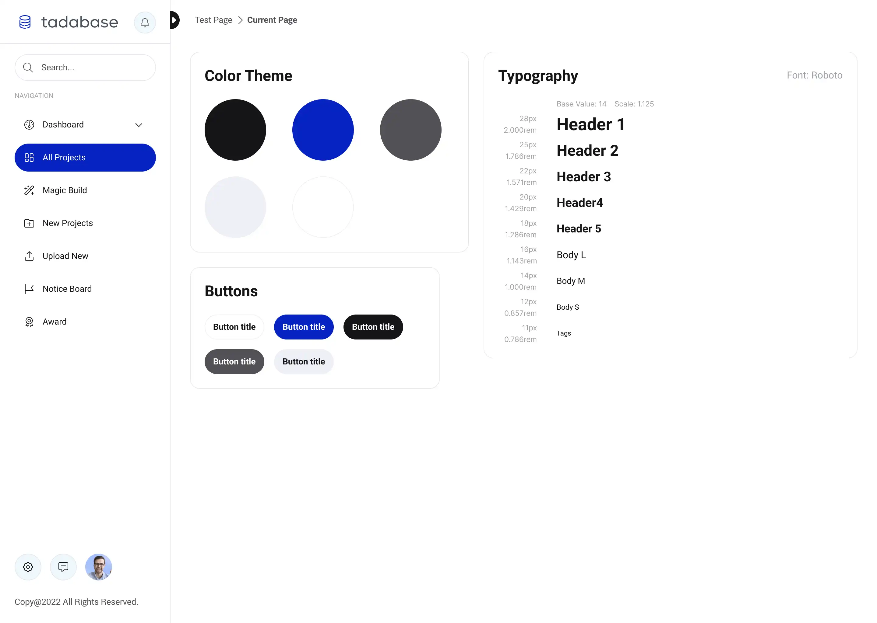 Customizable Layouts Compact Tadabase