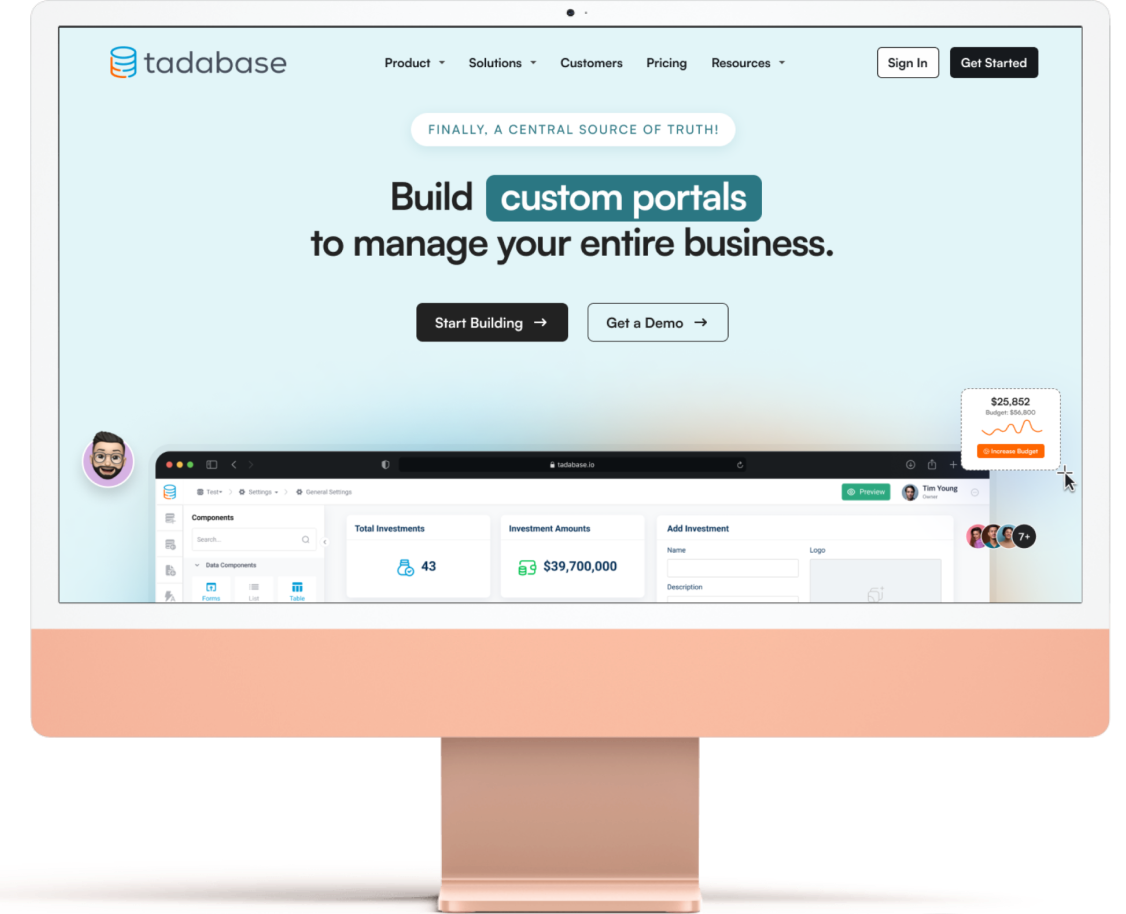 Get Started with Tadabase’s Free Downloadable Spreadsheet Template