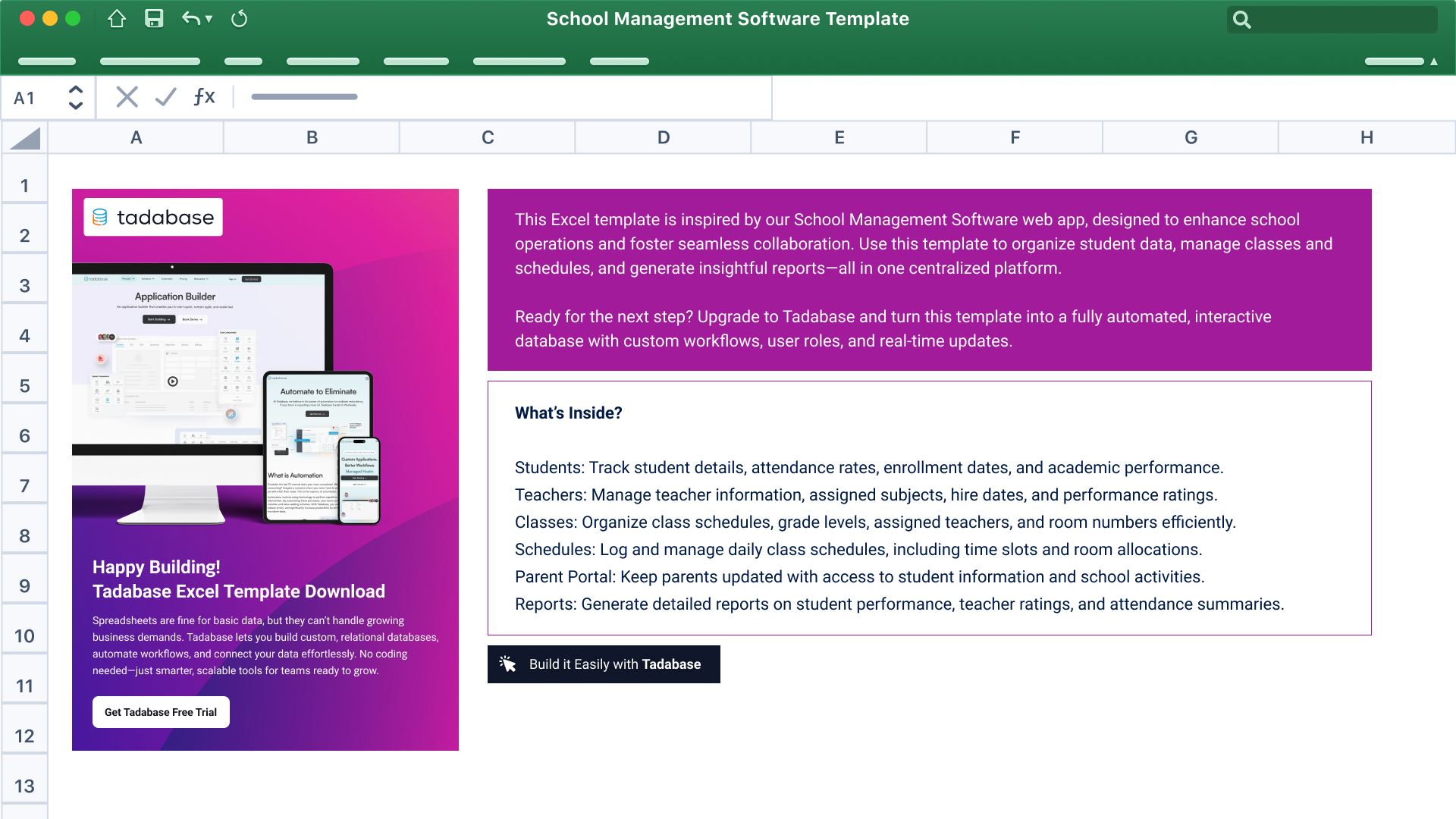 School Management Template