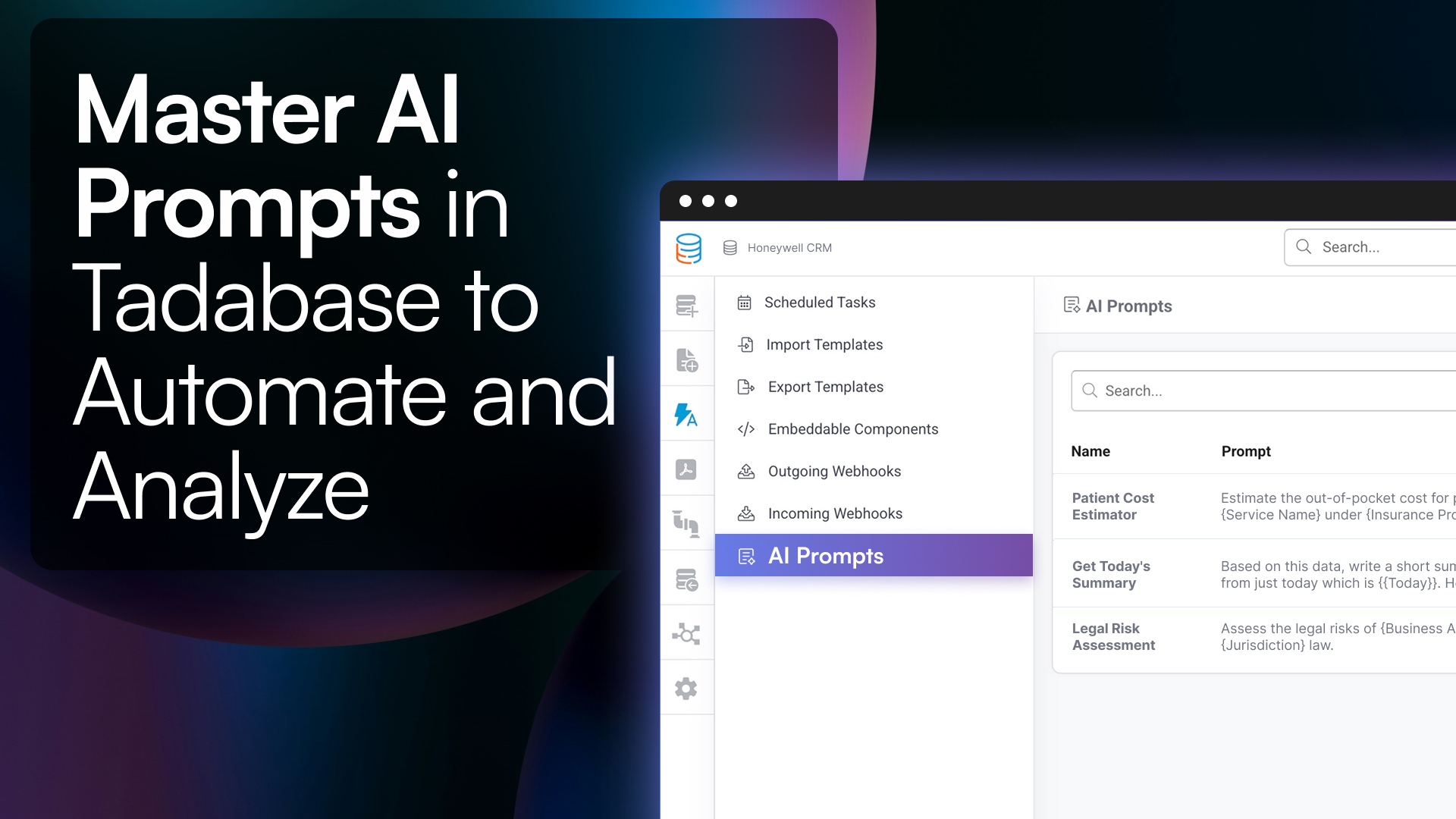 Master AI Prompts in Tadabase to Automate and Analyze