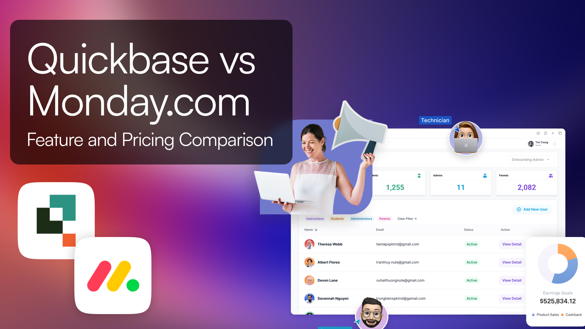 Quickbase vs Monday.com – Features and Pricing Comparison