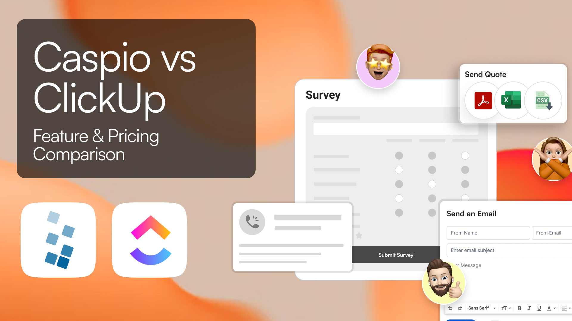 Caspio vs ClickUp – Features, Pricing & Use Case Comparison
