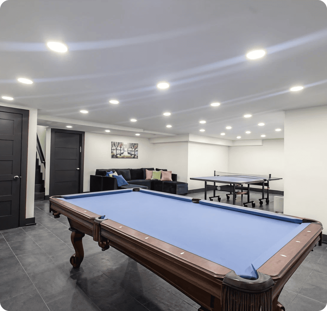 Indoor game room